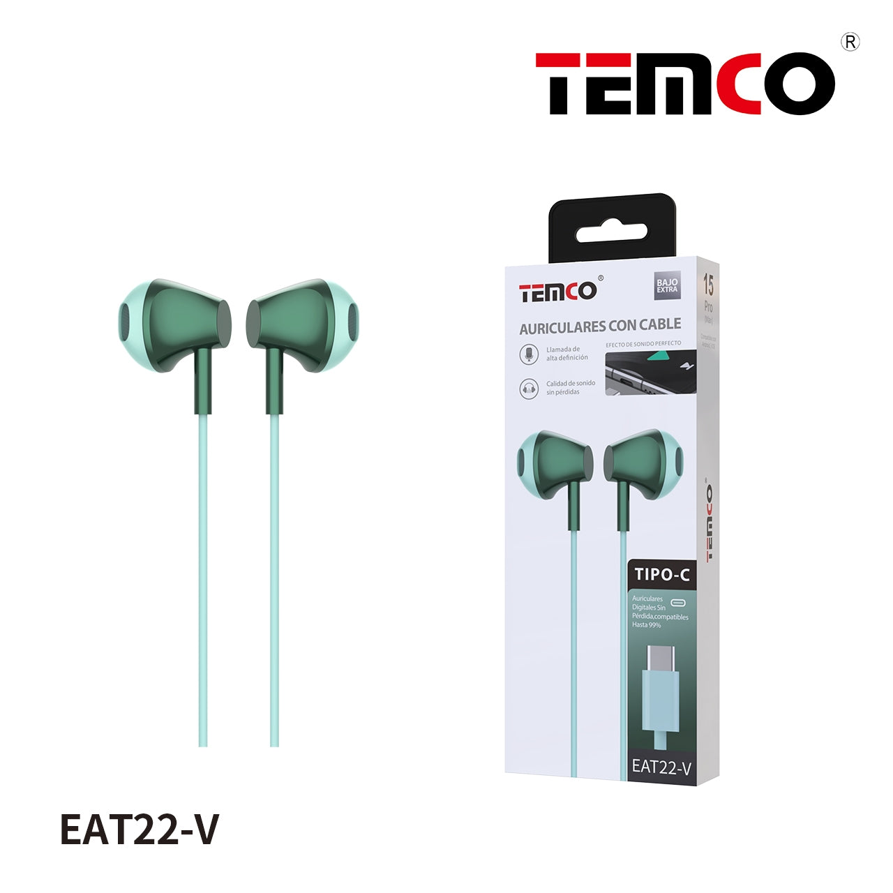 Auriculares con cable Android/iOS
