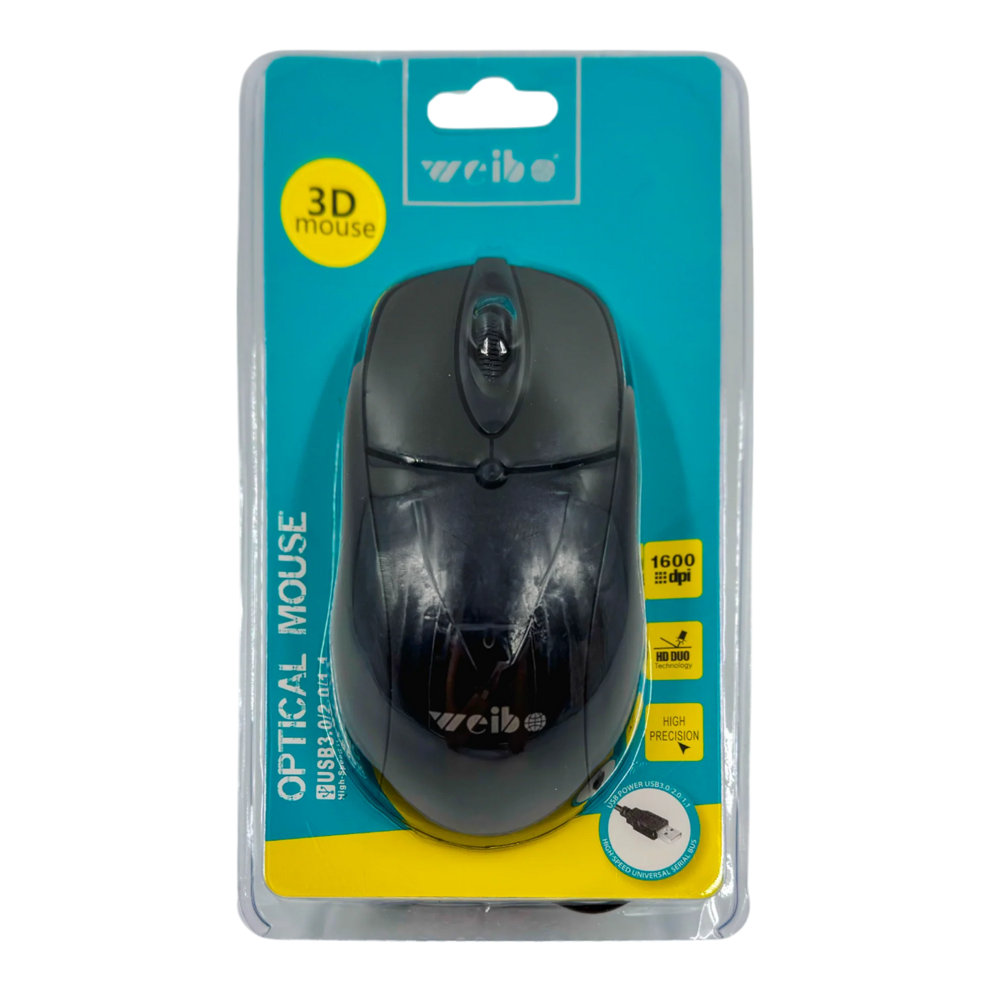 Mouse Optico Con Cable Fc-145 disponible en 2 colores