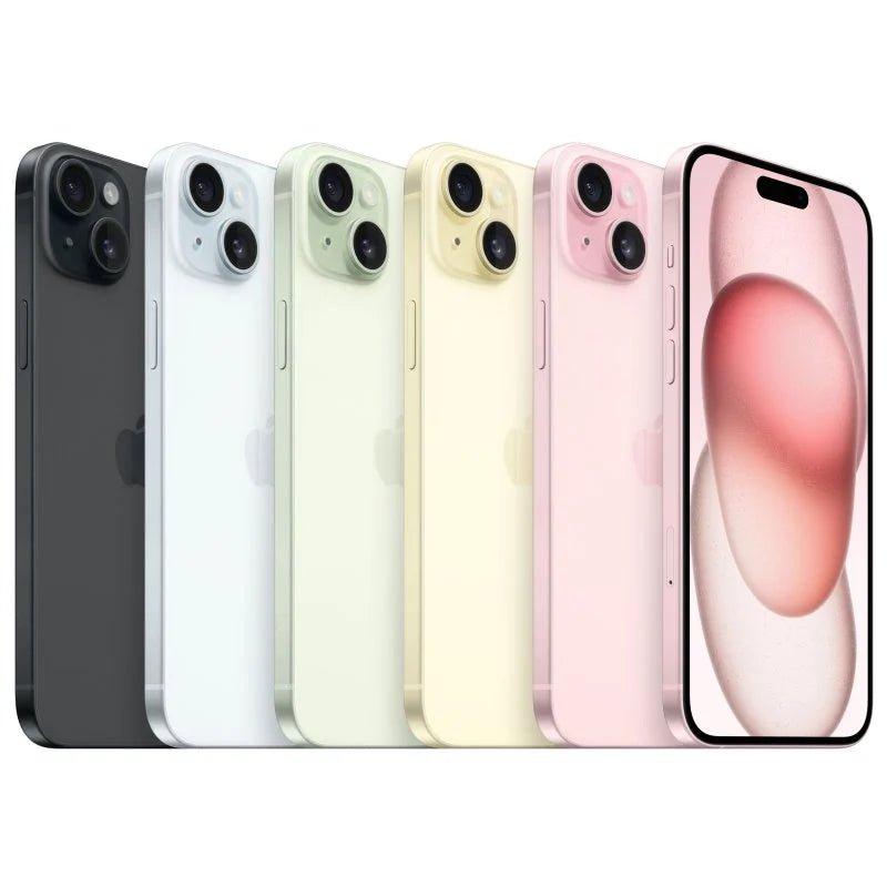 Apple iPhone 15, Rosa, 5G, 6.1" OLED Super Retina XDR, Chip A16 Bionic, iOS - ROOLAYMO - Carcasas ExclusivasAppleNegro128GBApple iPhone 15, Rosa, 5G, 6.1" OLED Super Retina XDR, Chip A16 Bionic, iOS