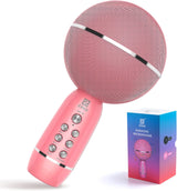 YS08-micrófono inalámbrico retro Para karaoke, altavoz con luz led BT para fiesta familiar, micrófono de mano, ktv