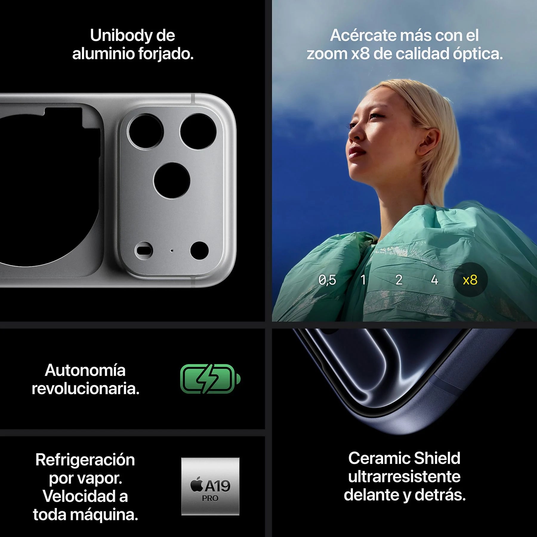 Apple iPhone 17 Pro Max, Plata, 256 GB, 5G, 6.9 " OLED Super Retina XDR, Chip A19 Pro, iOS - ROOLAYMO - Carcasas ExclusivasAppleAzul marino256GBApple iPhone 17 Pro Max, Plata, 256 GB, 5G, 6.9 " OLED Super Retina XDR, Chip A19 Pro, iOS
