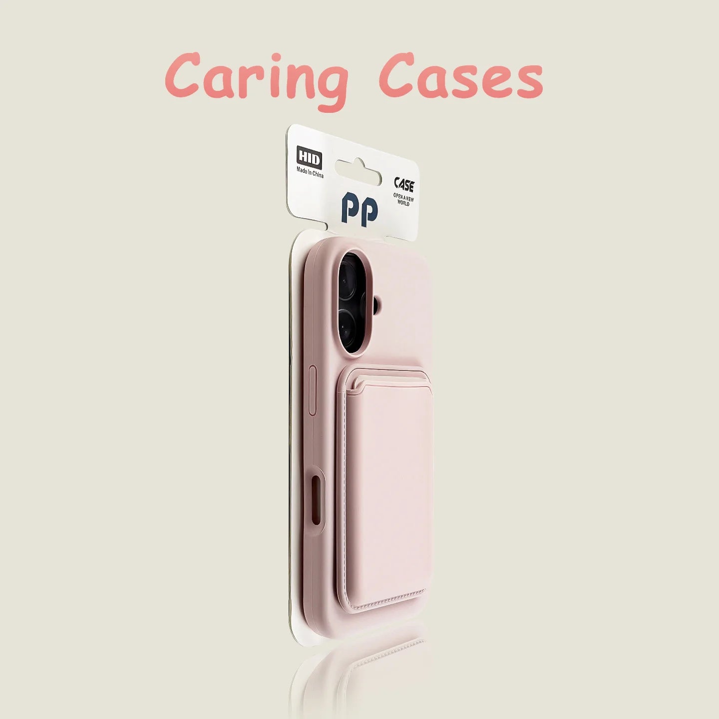 Funda Crema Amarillo Cartera magnética