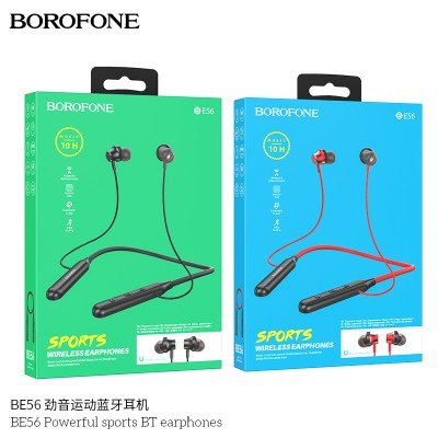 Borofone BE56 Auriculares BT Deportivos 10h - ROOLAYMO - Carcasas ExclusivasROOLAYMO - Carcasas ExclusivasBorofone BE56 Auriculares BT Deportivos 10h
