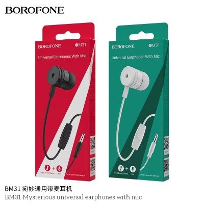 Borofone BM31 Auricular Jack - ROOLAYMO - Carcasas ExclusivasROOLAYMO - Carcasas ExclusivasBorofone BM31 Auricular Jack