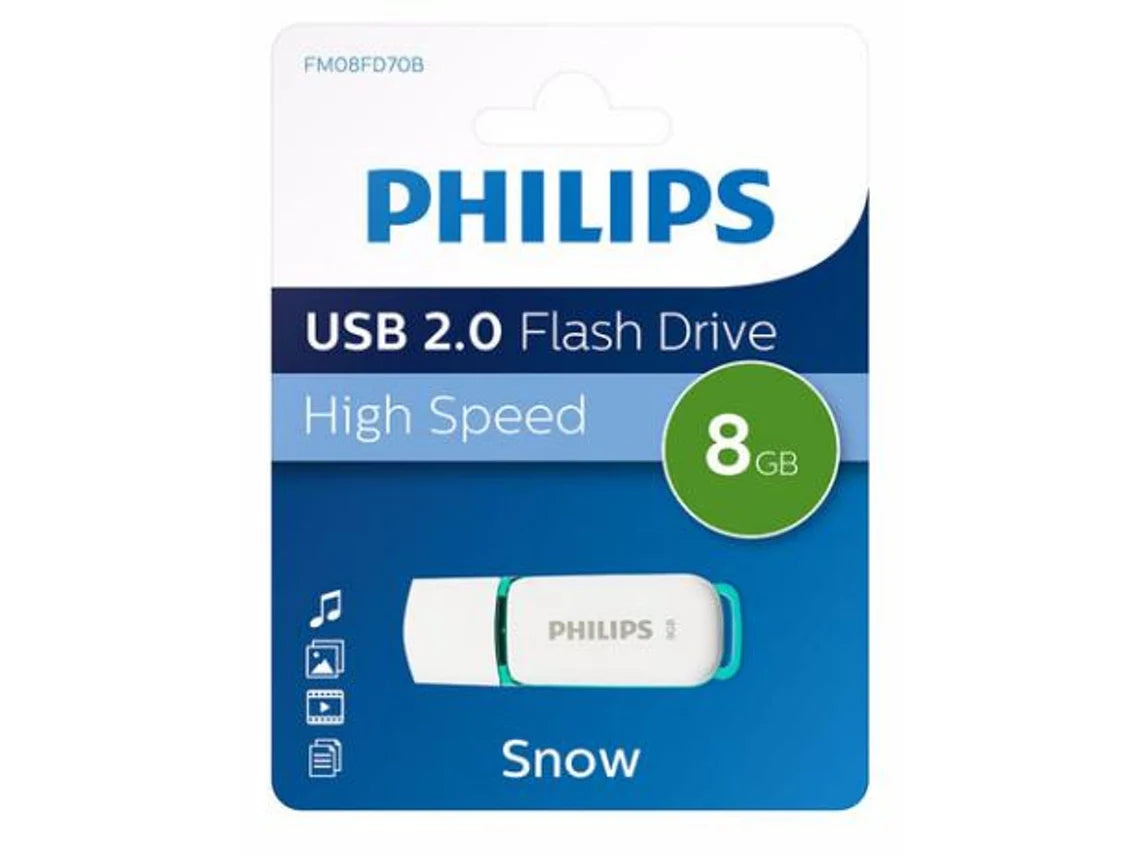PHILIPS USB 2.0 Flash Drive | Alta velocidad 8 | 16 | 32 GB