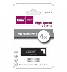 USB 2.0 | Alta velocidad | 4GB | Metal
