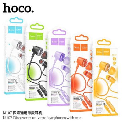 Hoco M107 Auricular Cable Jack 3.5mm - ROOLAYMO - Carcasas ExclusivasROOLAYMO - Carcasas ExclusivasHoco M107 Auricular Cable Jack 3.5mm