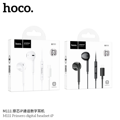 Hoco M111 Auricular Cable Lightning (Sin BT) - ROOLAYMO - Carcasas ExclusivasROOLAYMO - Carcasas ExclusivasHoco M111 Auricular Cable Lightning (Sin BT)