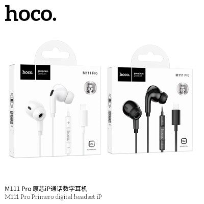 Hoco M111 Pro Auricular Cable Lightning (Sin BT) - ROOLAYMO - Carcasas ExclusivasROOLAYMO - Carcasas ExclusivasHoco M111 Pro Auricular Cable Lightning (Sin BT)