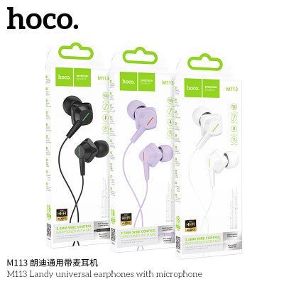 Hoco M113 Auricular Cable Jack 3.5mm - ROOLAYMO - Carcasas ExclusivasROOLAYMO - Carcasas ExclusivasHoco M113 Auricular Cable Jack 3.5mm