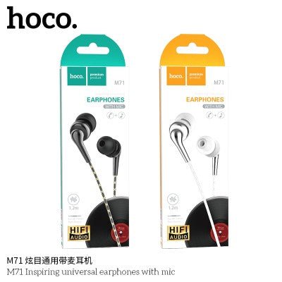 Hoco M71 Auricular Cable Jack 3.5mm - ROOLAYMO - Carcasas ExclusivasROOLAYMO - Carcasas ExclusivasHoco M71 Auricular Cable Jack 3.5mm