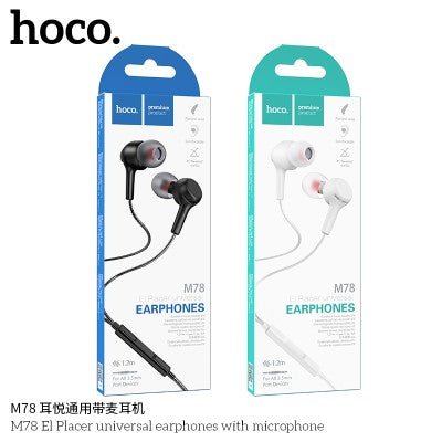 Hoco M78 Auricular Cable Jack 3.5mm - ROOLAYMO - Carcasas ExclusivasROOLAYMO - Carcasas ExclusivasHoco M78 Auricular Cable Jack 3.5mm