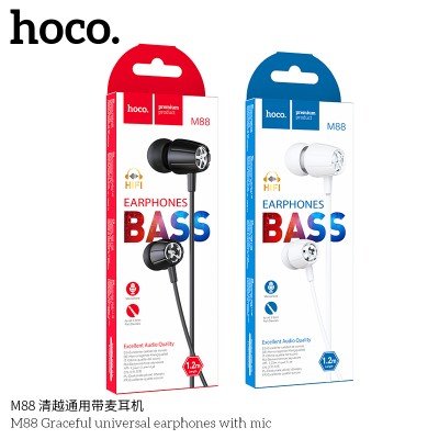 Hoco M88 Auricular Cable Jack 3.5mm - ROOLAYMO - Carcasas ExclusivasROOLAYMO - Carcasas ExclusivasHoco M88 Auricular Cable Jack 3.5mm