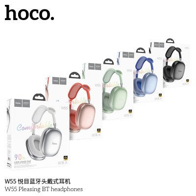 Hoco W55 Auricular Diadema BT 90h - ROOLAYMO - Carcasas ExclusivasROOLAYMO - Carcasas ExclusivasHoco W55 Auricular Diadema BT 90h