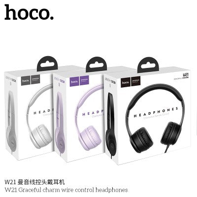 Hoco W21 Auricular Diadema Jack (Plegable) - ROOLAYMO - Carcasas ExclusivasROOLAYMO - Carcasas ExclusivasHoco W21 Auricular Diadema Jack (Plegable)