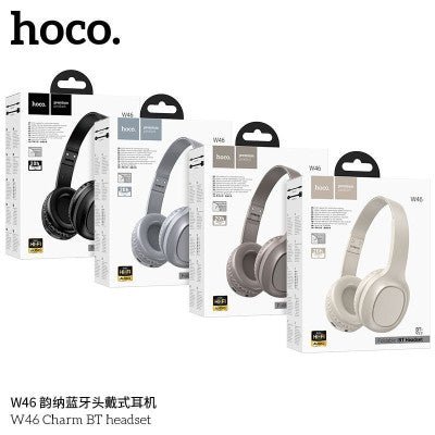 Hoco W46 Auricular Diadema BT 20h (Plegable) - ROOLAYMO - Carcasas ExclusivasROOLAYMO - Carcasas ExclusivasHoco W46 Auricular Diadema BT 20h (Plegable)