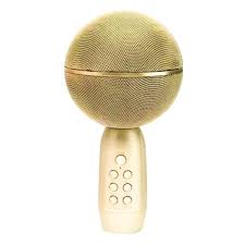 YS08-micrófono inalámbrico retro Para karaoke, altavoz con luz led BT para fiesta familiar, micrófono de mano, ktv