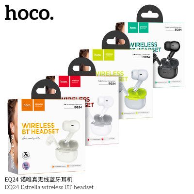 Hoco EQ24 Auriculares TWS Inalambricos BT 7h - ROOLAYMO - Carcasas ExclusivasROOLAYMO - Carcasas ExclusivasHoco EQ24 Auriculares TWS Inalambricos BT 7h