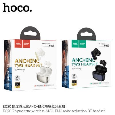 Hoco EQ20 Auricular TWS BT Mini ANC+ENC 7h - ROOLAYMO - Carcasas ExclusivasROOLAYMO - Carcasas ExclusivasHoco EQ20 Auricular TWS BT Mini ANC+ENC 7h