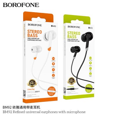 Borofone BM92 Auricular Jack - ROOLAYMO - Carcasas ExclusivasROOLAYMO - Carcasas ExclusivasBorofone BM92 Auricular Jack