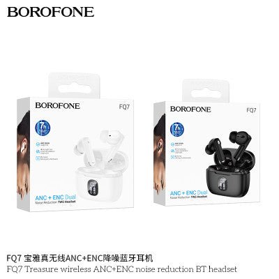 Borofone FQ7 Auriculares TWS BT ANC+ENC 7h - ROOLAYMO - Carcasas ExclusivasROOLAYMO - Carcasas ExclusivasBorofone FQ7 Auriculares TWS BT ANC+ENC 7h