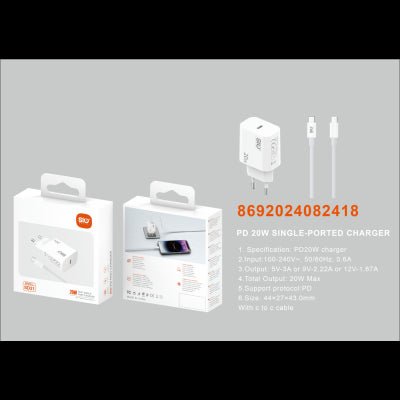 Sio. SD21 Cargador PD20W (1C) (C - C) - ROOLAYMO - Carcasas ExclusivasSIOSio. SD21 Cargador PD20W (1C) (C - C)