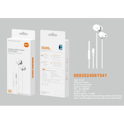 Sio SE03 Auriculares Jack 3.5MM - ROOLAYMO - Carcasas ExclusivasROOLAYMO - Carcasas ExclusivasSio SE03 Auriculares Jack 3.5MM