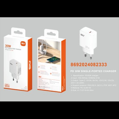 Sio. SD20 Cargador Enchufe PD30W - ROOLAYMO - Carcasas ExclusivasSIOSio. SD20 Cargador Enchufe PD30W