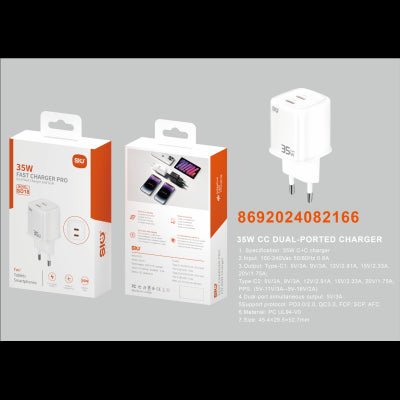Sio. SD18 Doble PD35W (2C) Sin Cable - ROOLAYMO - Carcasas ExclusivasSIOSio. SD18 Doble PD35W (2C) Sin Cable