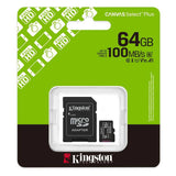 KINGSTON Tarjetas microSD 64 | 128 | 256 | 512 GB TOP VENTAS